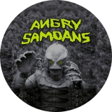 Angry Samoans Motiv 9 Anstecker mit Sicherheitsnadel Ø 25 mm