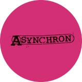 Asynchron Motiv 1 Anstecker mit Sicherheitsnadel Ø 25 mm