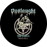 Onslaught Motiv 1 Anstecker mit Sicherheitsnadel Ø 25 mm