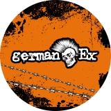 German Ex Motiv 1 Anstecker mit Sicherheitsnadel Ø 25 mm