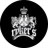 Ryker´s Rykers Motiv 3 Anstecker mit Sicherheitsnadel Ø 25 mm