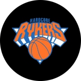 Ryker´s Rykers Motiv 6 Anstecker mit Sicherheitsnadel Ø 25 mm