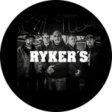 Ryker´s Rykers Motiv 8 Anstecker mit Sicherheitsnadel Ø 25 mm