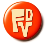 Fest der Vielen Motiv 1 Anstecker mit Sicherheitsnadel Ø 25 mm