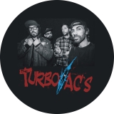 Turbo A.C.´s Motiv 4 Anstecker mit Sicherheitsnadel Ø 25mm