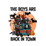 Horror The Boys Are Back In Town Motiv 1 Anstecker mit Sicherheitsnadel Ø 25 mm