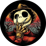 Horror Freddy Krüger Nightmare On Elm Street Motiv 1 Anstecker mit Sicherheitsnadel Ø 25 mm