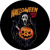 Horror Scream Motiv 2 Anstecker mit Sicherheitsnadel Ø 25 mm