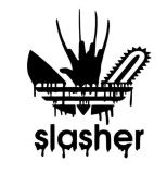 Horror Slasher Adidas Parodie Motiv 2 Anstecker mit Sicherheitsnadel Ø 25 mm