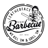 Horror Texas Barbecue Motiv 2 Anstecker mit Sicherheitsnadel Ø 25 mm