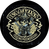 Waltons Motiv 2 Anstecker mit Sicherheitsnadel Ø 25 mm