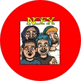 NOFX Motiv 12 Anstecker mit Sicherheitsnadel Ø 25 mm