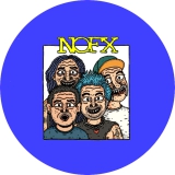 NOFX Motiv 13 Anstecker mit Sicherheitsnadel Ø 25 mm