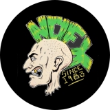 NOFX Motiv 21 Anstecker mit Sicherheitsnadel Ø 25 mm