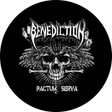 Benediction Motiv 4 Anstecker mit Sicherheitsnadel Ø 25 mm