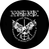 Napalm Raid Motiv 2 Anstecker mit Sicherheitsnadel Ø 25 mm