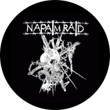 Napalm Raid Motiv 5 Anstecker mit Sicherheitsnadel Ø 25 mm