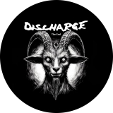 Discharge Motiv 44 Anstecker mit Sicherheitsnadel Ø 25 mm