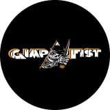 Gimp Fist Motiv 2 Anstecker mit Sicherheitsnadel Ø 25 mm