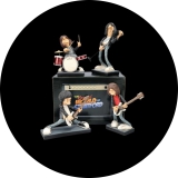 Ramones, The Ramones Motiv 41 The Comical World Of Stratford Anstecker mit Sicherheitsnadel Ø 25mm