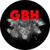 GBH Charged G.B.H. Motiv U Anstecker mit Sicherheitsnadel Ø 25 mm