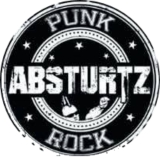 Absturtz Motiv 1 Anstecker mit Sicherheitsnadel Ø 25 mm