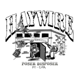 Haywire Motiv 2 Anstecker mit Sicherheitsnadel Ø 25 mm