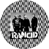 Rancid Motiv F Anstecker mit Sicherheitsnadel Ø 25 mm