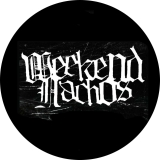 Weekend Nachos Motiv 1 Anstecker mit Sicherheitsnadel Ø 25 mm