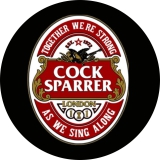 Cock Sparrer Motiv 8 Anstecker mit Sicherheitsnadel Ø 25 mm