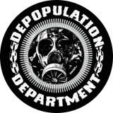 Depopulation Department Motiv 2 Anstecker mit Sicherheitsnadel Ø 25 mm