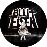 Blut + Eisen Motiv 2 Anstecker mit Sicherheitsnadel Ø 25 mm