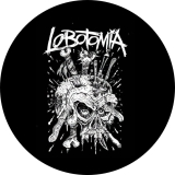 Lobotomia Motiv 1 Anstecker mit Sicherheitsnadel Ø 25 mm