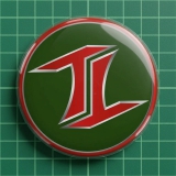 Thin Lassie Motiv 1 Anstecker mit Sicherheitsnadel Ø 25 mm