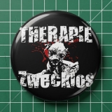 Therapie Zwecklos Motiv 1 Anstecker mit Sicherheitsnadel Ø 25 mm