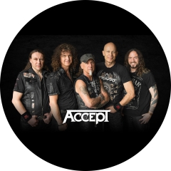 Accept Motiv 1 Anstecker mit Sicherheitsnadel Ø 25mm