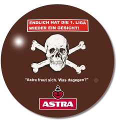 FC Sankt Pauli Aufstieg Anstecker mit Sicherheitsnadel Ø 38mm