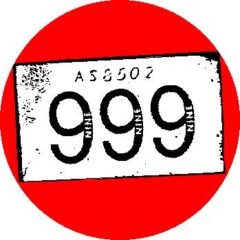 999 Motiv 1 Anstecker mit Sicherheitsnadel Ø 25 mm