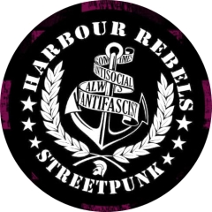 Harbour Rebels Motiv 1 Anstecker mit Sicherheitsnadel Ø 25mm