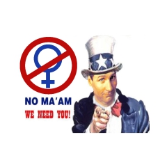 No Ma´am Al Bundy Motiv 2 Anstecker mit Sicherheitsnadel Ø 25mm