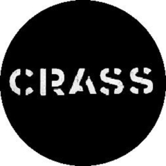 Crass Motiv 5 Anstecker mit Sicherheitsnadel Ø 25 mm