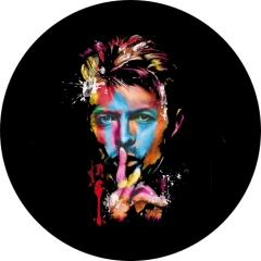Bowie, David David Bowie Motiv 1 Anstecker mit Sicherheitsnadel Ø 25 mm