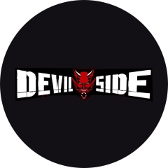 Devil Inside Motiv 1 Anstecker mit Sicherheitsnadel Ø 25mm
