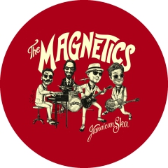 Magnetics, The Magnetics Motiv 1 Anstecker mit Sicherheitsnadel Ø 25mm