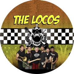 Locos, The Locos Motiv 2 Anstecker mit Sicherheitsnadel Ø 25mm