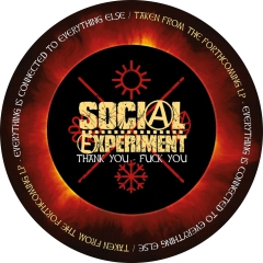 Social Experiment Motiv 2 Anstecker mit Sicherheitsnadel Ø 25mm