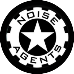 Noise Agents Motiv 4 Anstecker mit Sicherheitsnadel Ø 25mm