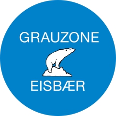 Grauzone Motiv 1 Anstecker mit Sicherheitsnadel Ø 25mm
