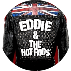 Eddie & The Hot Rods 1 Anstecker mit Sicherheitsnadel Ø 25 mm