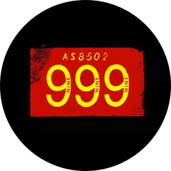 999 Motiv 2 Anstecker mit Sicherheitsnadel Ø 25 mm
